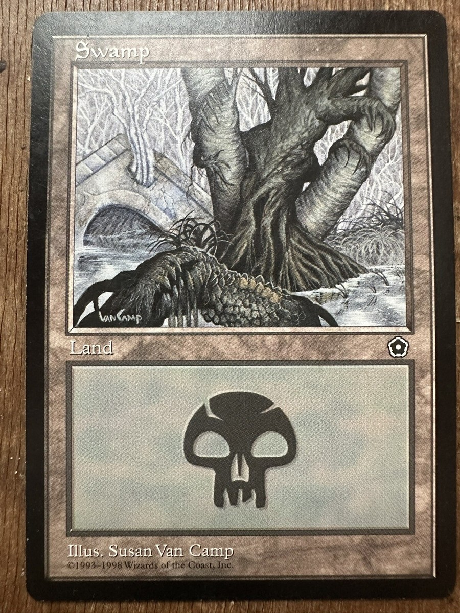 MTG Swamp 157 Portal Second Age Magic Card | eBay