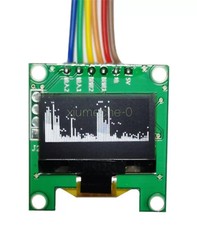1PCS 0.96" OLED Music Spectrum Display Analyzer Audio Level Indicator VU Meter