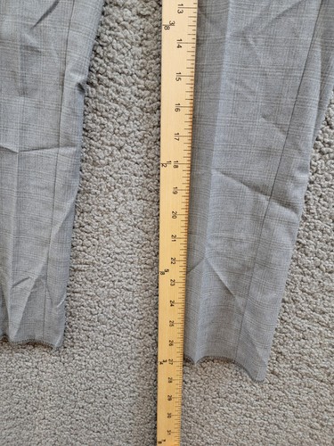 Lauren Ralph Lauren Plaid Pants Big Boys 8R / 24"-W Gray Hook & Bar Closure - Picture 6 of 15