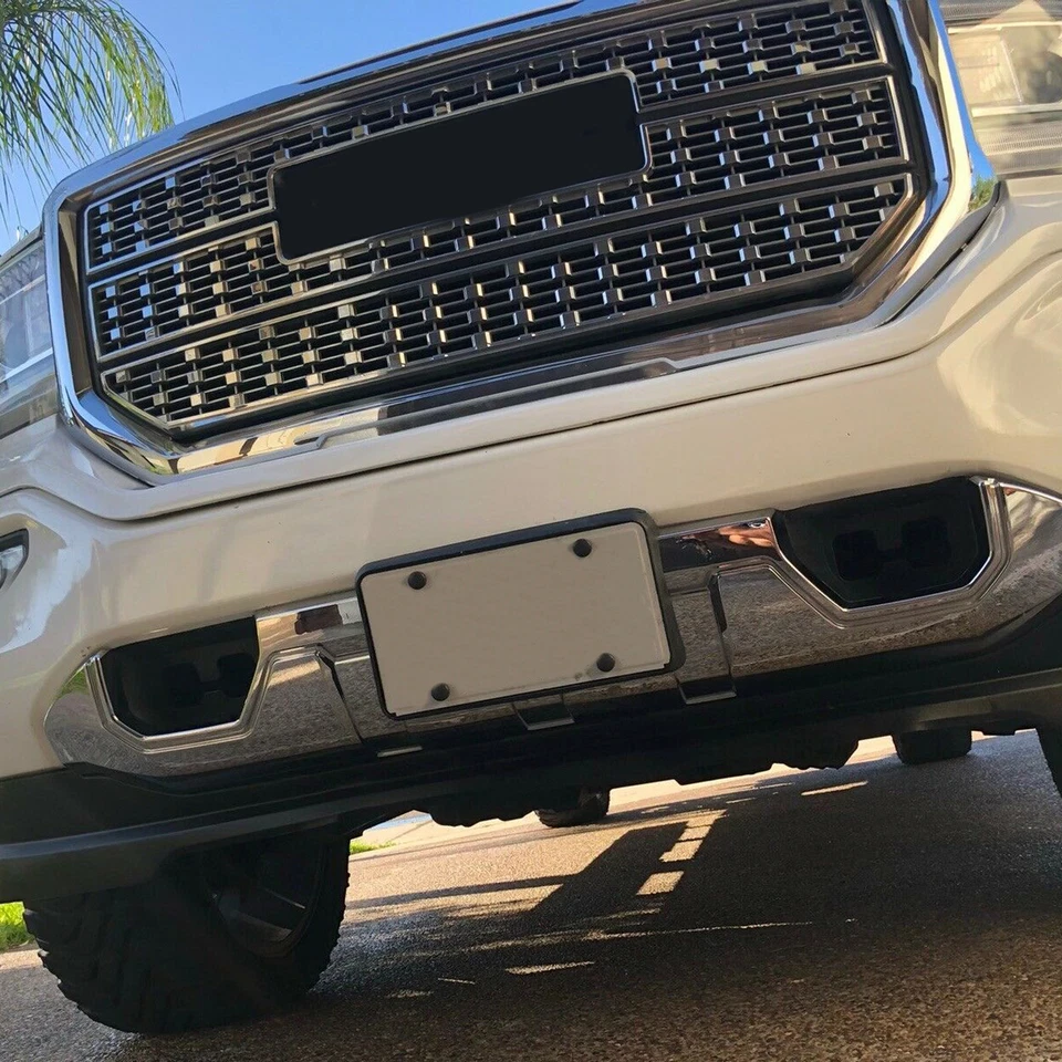 Placa de proteção dianteira nova cromada para GMC SIERRA 1500 2016-2019 - Imagem 2 de 4