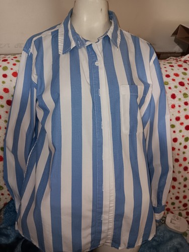 Camisa Pepe Jeans London Damas Rayas Manga Larga Botón Delantero