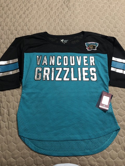 Vancouver Grizzlies Womens Jersey Style Mesh Shirt Medium Nwt GIII Memphis | eBay