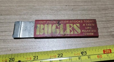 Vintage Bugles Snack Food Advertising Box Cutter