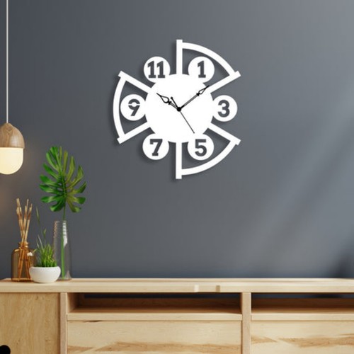 Round Metal Wall Clock With Number, Abstract Wall Clocks, Modern Wall Clocks, - Picture 10 of 10