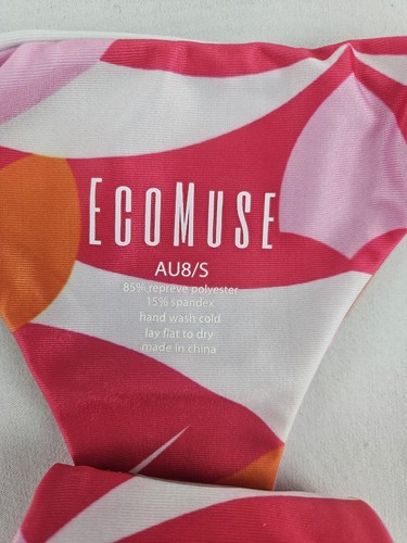 2 piece Women's bikini Swimsuit Size 8 S Red - Picture 6 of 11