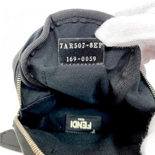 Fendi 7AR507 Nylon Leather Bugs Bag with Charm for Women Very Rare Price - Picture 11 of 12