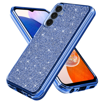 For Samsung Galaxy A14 A15 A16 A17 5G - Full Rhinestone Crystal Cover Case