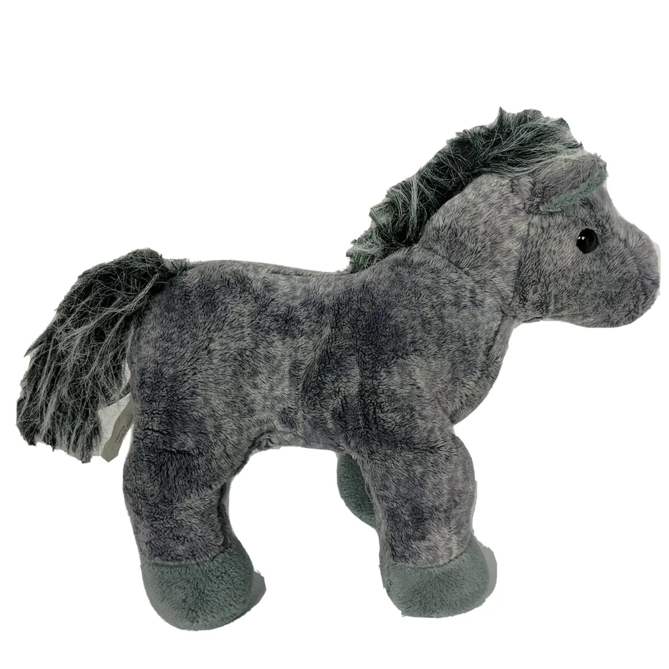 Ganz Webkinz Grey Arabian Horse Plush Stuffed Animal HM098 No Code 8.5" - Image 2 of 4