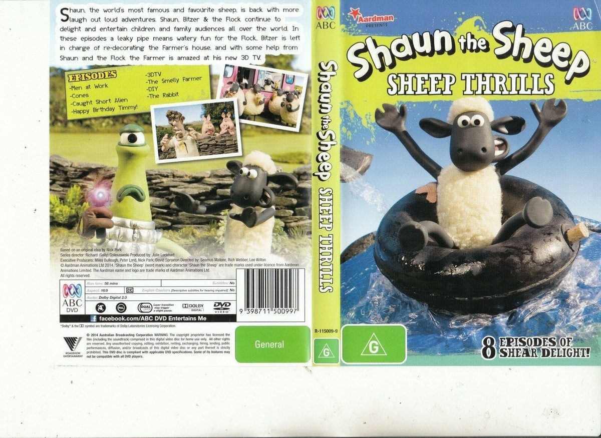 Shaun The Sheep-Sheep Thrills-[8 Episodes]-2014-Animated STS-DVD