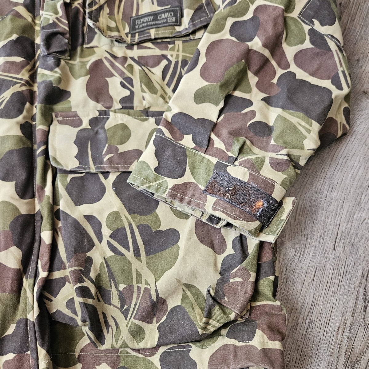 Mount'n Prairie Flyway Camo Duck Hunting Jacket Coat W/ Detachable