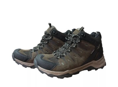 Eddie Bauer Men's Maple Ridge Outdoor Weatherproof Hiking Boots Brown Size  12