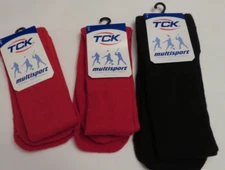 New Adult Red TCK Multisport Socks 2 Pair Small plus bonus black pair L TSY
