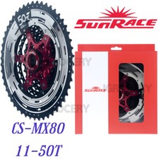 Black Sunrace MX80 11speed Cassette 11/50T fit Shimano/SRAM MTB NIB