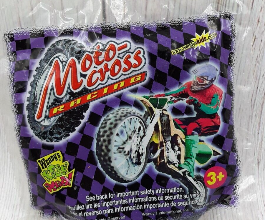 2003 Wendy's Kids Meal Toy MOTO-CROSS RACING 21 Piece 2 Sided Puzzle Ages 3+