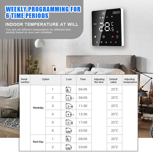 Smartes für Zuhause, Touchscreen, , Stimme, -App, E0P1 - Afbeelding 8 van 11