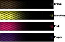 White Water Archery Honeycomb Fade 3 Bee Arrow Wraps 15 Pc Choose length Width