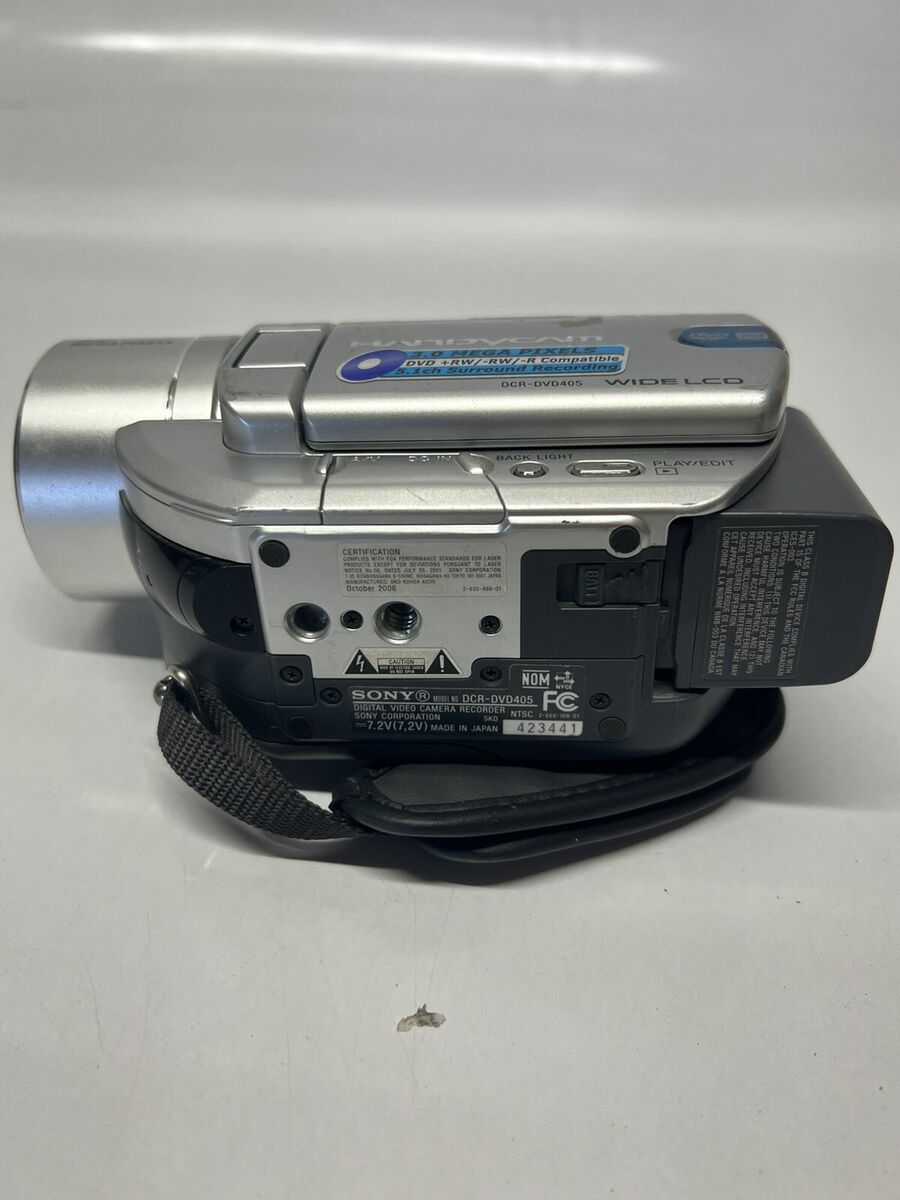 Sony DCR-DVD405 Camcorder - Black/Silver for sale online | eBay Sony DCR-DVD405 Camcorder - Black/Silver for sale online | eBay