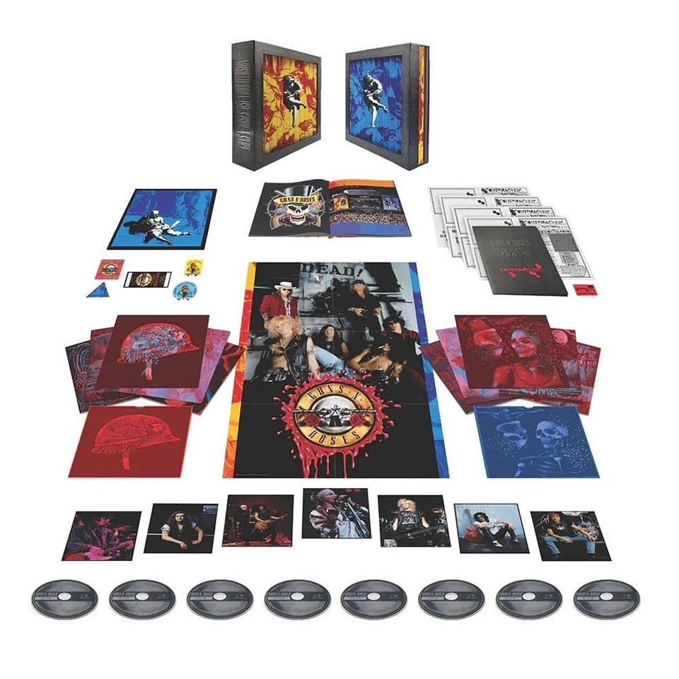 Guns N' Roses – Use Your Illusion I + II - Ltd. Super Deluxe # 7-CD+BLU-RAY-NEU - Bild 1 von 1