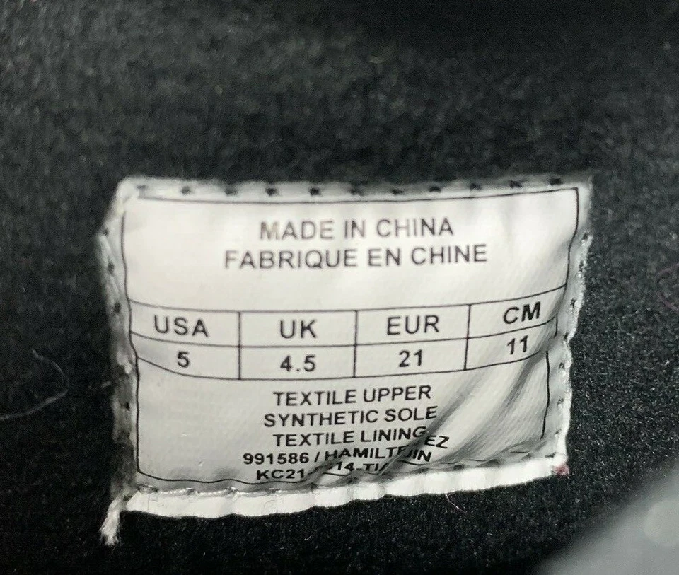 Polo Ralph Lauren Niños Pequeños 5 Botas Azul Marino Nieve Hinchada Impermeable Cálido Nuevo Foto 4 de 4