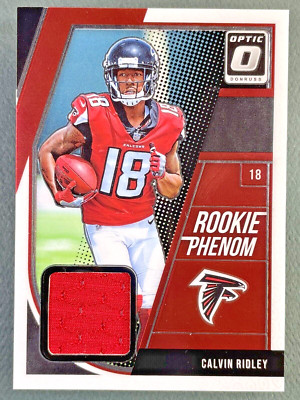 Calvin Ridley Rookie Calvin Ridley 2018 Donruss Optic Rookie Phenoms Calvin Ridley #RP-CR ...