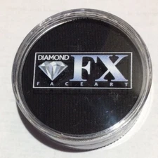 Diamond FX Face Paint Essential Black 90 Grams ES3010