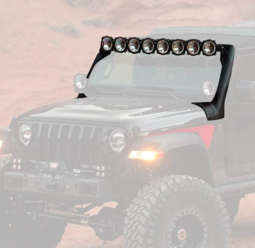 KC HiLiTES Gravity Pro6 LED Light Bar Kit for 18-21 Wrangler JL