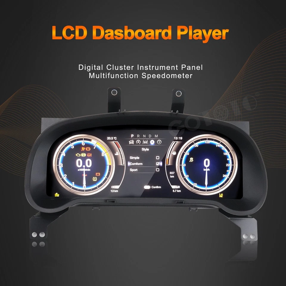 Velocímetro cluster digital instrumento LCD para Lexus RX RX300 RX330 RX350 RX400 - Imagem 4 de 4