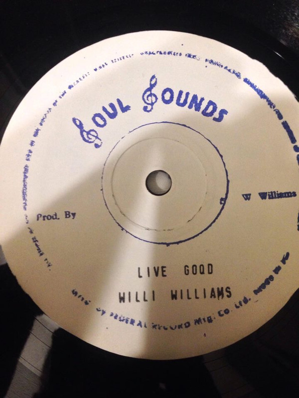 ジャマイカ12” Willi Williams Unification / Live Good NONE Soul Sounds /00250 Willi Williams – Unification / Live Good – Vinyl (12
