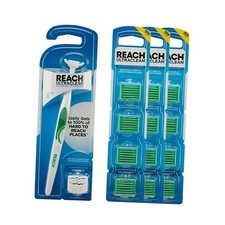 Ultraclean Access Flosser Bundle, 1 Flosser with 3 Packs of Refill Heads Mint