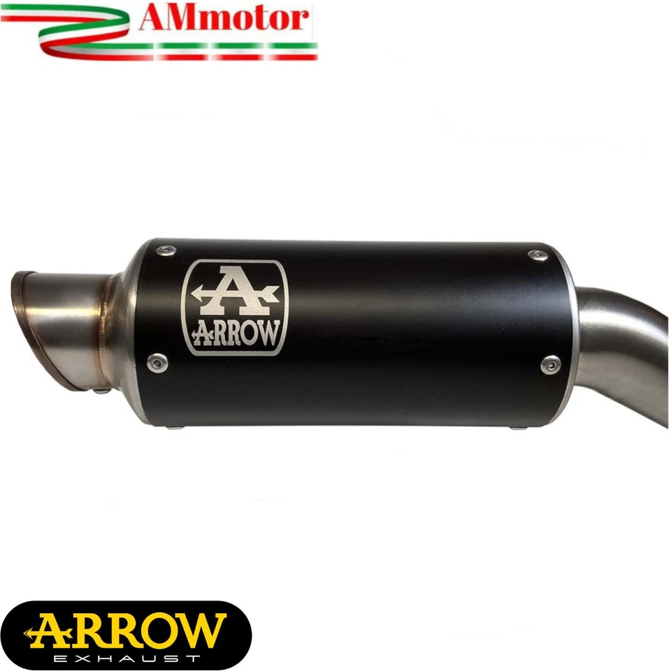 Arrow Honda CBR 1000 RR 2010 Pot D'Échappement Moto Silencieux GP Noir Acier - Photo 1/1