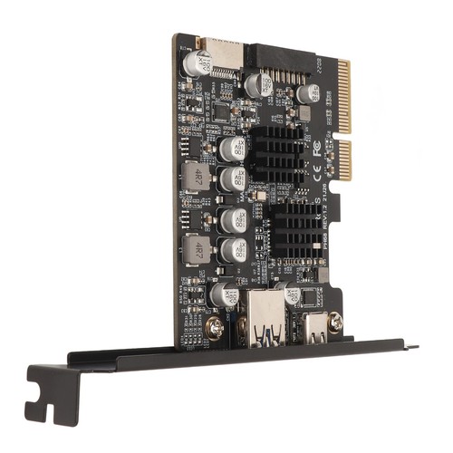 Neu PCIe Typ C Karte 10Gbps High Speed Gold Plated Pin Front Typ E PCIE USB3.2 - Bild 10 von 24