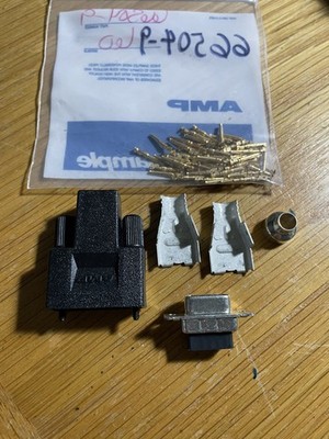 ONE AMP DB-9 HOUSING RCPT; p/n 747951-1 with 66504-9 pins