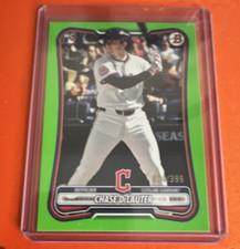 Topps 2026 Bowman Prospects Chase DeLauter RC BP-103 Neon Green /399