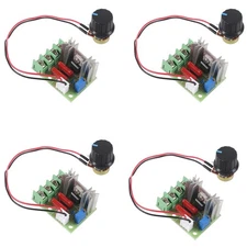 4PCS AC Voltage Regulator,50-220V SCR Electric Voltage Regulator Module 2000W...