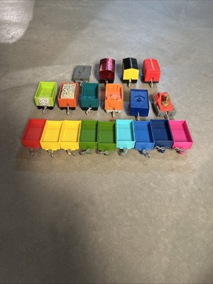 Lot of 19 Thomas and Friends Trackmaster Rolling Stock Train Cars Mattel