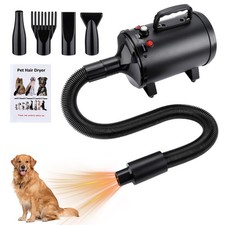 2800W Turbo Blaster Pet Motorcycle Dryer Snow Blower Hosed Powerful +4 Nozzles