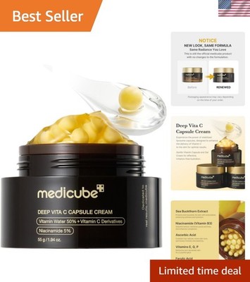 Deep Vitamin C Golden Capsules for Instant Glow - Dermatologist-Tested Formula