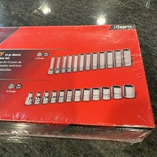 Snap On 112mdpsh 24 Pc Shallow Deep Metric 14 Drive Socket Set 5-15mm Sealed Snap On 112mdpsh 24 Pc Shallow Deep Metric 14 Drive Socket Set 5-15mm Sealed