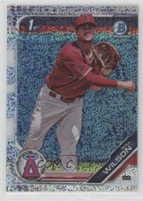 2019 Bowman Draft Chrome Sparkles Refractor Will Wilson #BDC-182 j6a