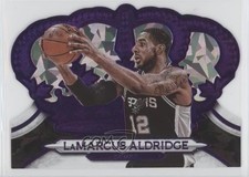 2018-19 Panini Crown Royale Purple Crystal 5/25 LaMarcus Aldridge #127 0e5c