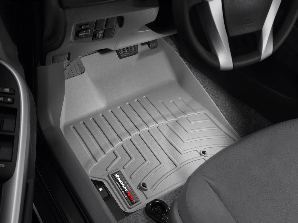 WeatherTech FloorLiner for 2010-2011 Toyota Prius - 1st Row, Grey - Image 2 of 4