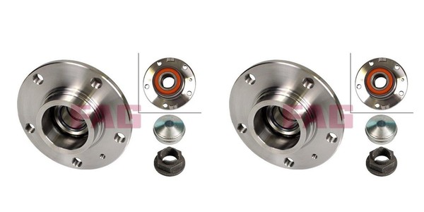 FAG 2X Radnabe Radlagersatz Hinterachse FüR Opel Corsa D Vauxhall S07 X15 M13-image
