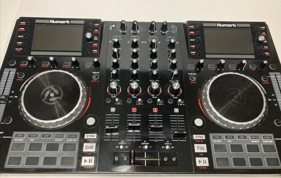 Numark NVII NV2 - 4-Deck Serato DJ Controller Quad Decks with Serato DJ Pro READ - Image 2 of 4