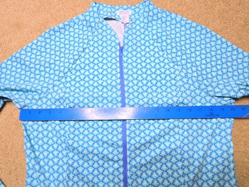 Sigrid Olsen Golf & Tennis Performance Jacket Full-zip Womens XL Blue EUC - Picture 5 of 7