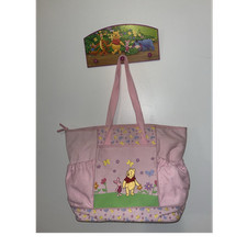 Disney Winnie the Pooh  Piglet Pink Large Diaper Bag Handbag vintage