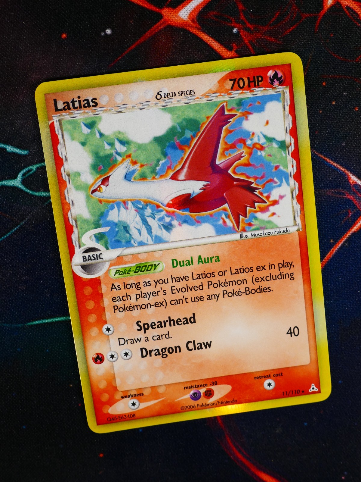 LP Pokemon LATIAS δ Card EX HOLON PHANTOMS Set#11/110 Delta Species Holo Rare#1