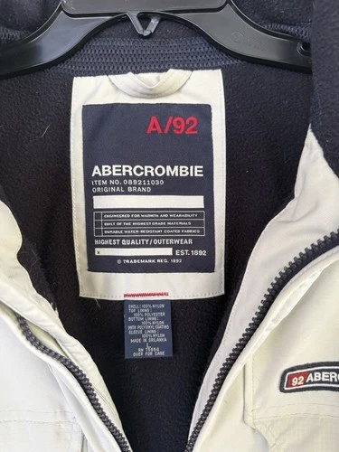 vintage Abercrombie & Fitch "A/92" weather-resistant ski or windbreaker jacket image 3