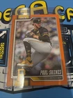 2026 Topps Series 1 Paul Skenes Oversized Companion Card Orange /25 Plus Base