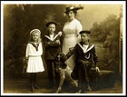 GERMAN SHORTHAIRED POINTER FAMILY AND DOG VINTAGE STYLE PHOTO PRINT POSTER