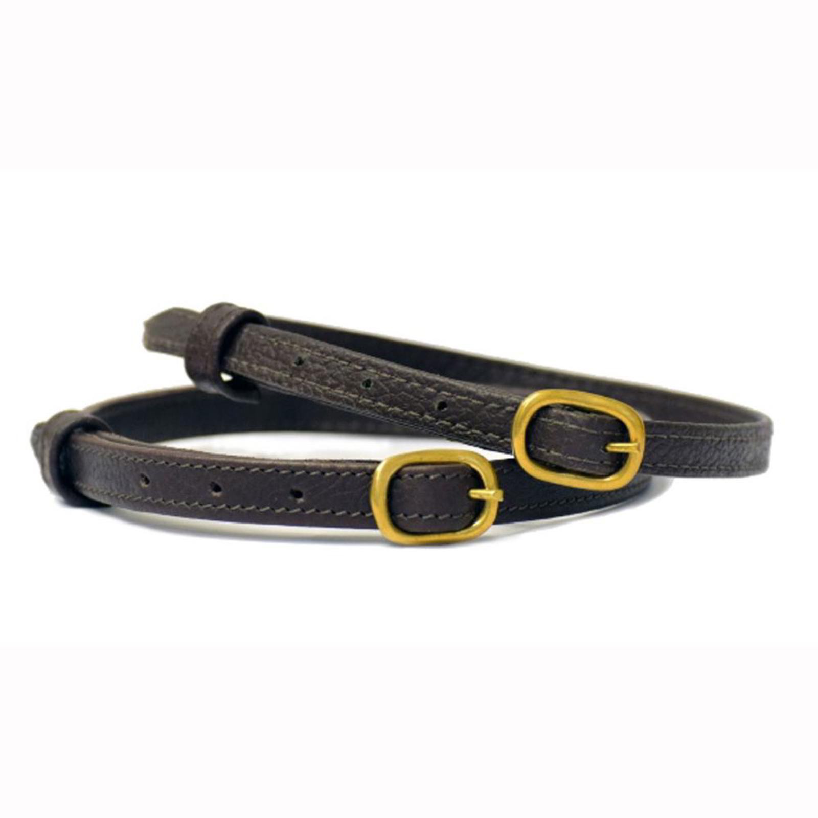 Stübben Black Leather Horse Spur Straps - Image 2